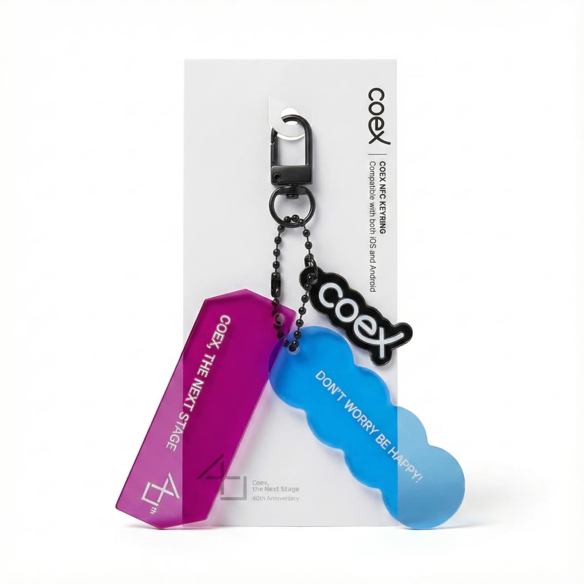 코엑스 40주년 NFC 아크릴 키링